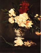 Edouard Manet Vase of Peonies on a Pedestal Sweden oil painting reproduction